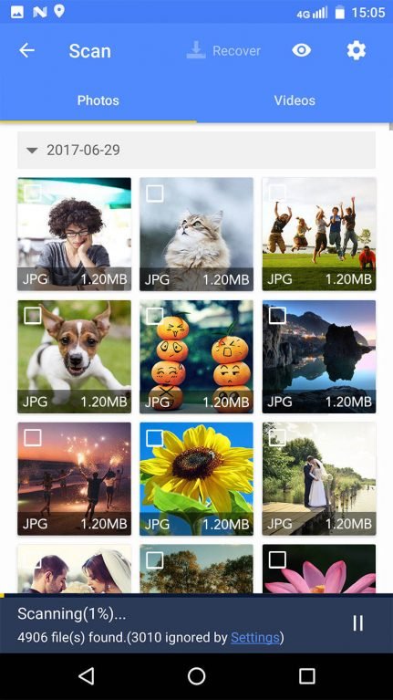 Cómo recuperar fotos y vídeos borrados de Android (Top 8 maneras)
