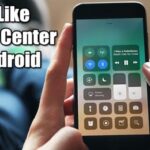 Cómo obtener iOS como centro de control en Android