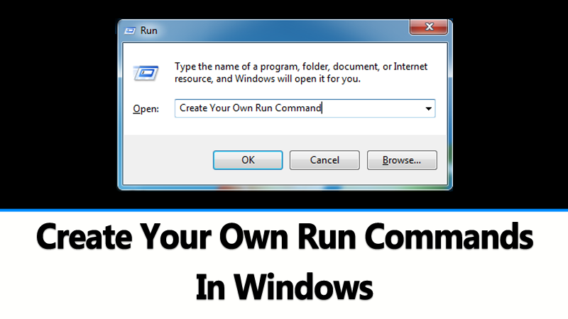 Cómo crear sus propios comandos de ejecución en Windows (4 métodos)