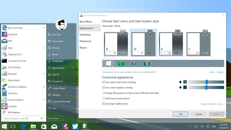 30 Mejores Temas/Pieles de Windows 10 en 2020 | Mejorar el aspecto de Windows 10