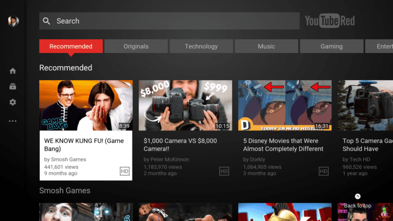 YouTube en la TV de Android se actualiza con un nuevo diseño y controles de reproducción automática