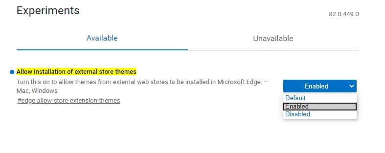 Cómo instalar temas cromados en el navegador Edge de Microsoft