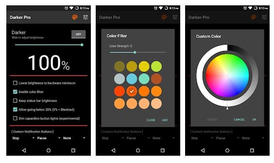 25 mejores aplicaciones de modo nocturno para Android (Blue Light Filter Apps)