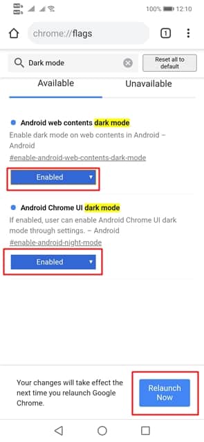 Cómo forzar el modo oscuro en las páginas web de Google Chrome