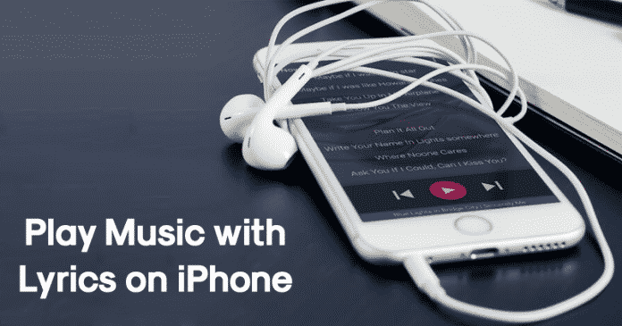 Cómo reproducir automáticamente la música con letras de canciones en el iPhone
