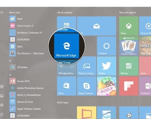 Cómo compartir contenido web usando el borde de Microsoft en Windows 10