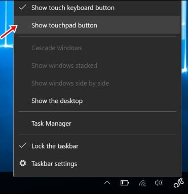 Cómo usar el panel táctil virtual en Windows 10