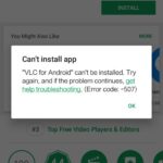 Arreglar Google Play Store no puede instalar el código de error de la aplicación -507 en Android